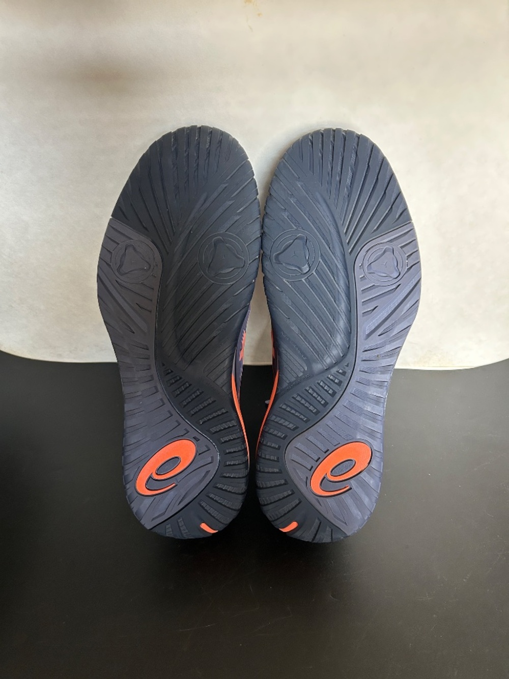 Asics Gel-Resolution X Clay Men's Tennis Shoes Greyish Purple/Nova Orange 12.5 W - Picture 10 of 12